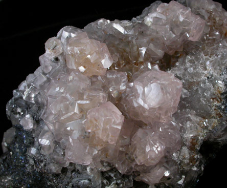 Smithsonite on Galena from Tsumeb Mine, Otavi-Bergland District, Oshikoto, Namibia