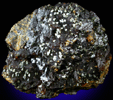 Chalcopyrite on Sphalerite from Tri-State Lead-Zinc Mining District, near Joplin, Jasper County, Missouri