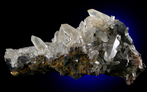 Smithsonite and Galena from Tsumeb Mine, Otavi-Bergland District, Oshikoto, Namibia