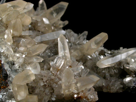 Smithsonite and Galena from Tsumeb Mine, Otavi-Bergland District, Oshikoto, Namibia