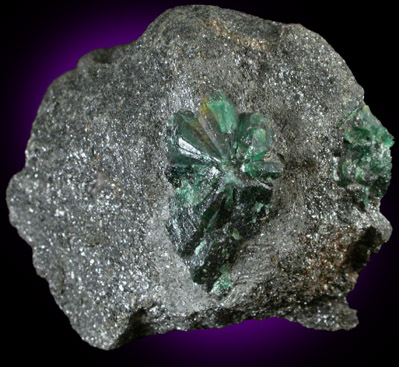 Beryl var. Trapiche Emerald from Muzo Mine, Vasquez-Yacopi Mining District, Colombia