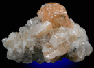 Stilbite and Apophyllite on Quartz from Pune District, Maharashtra, India