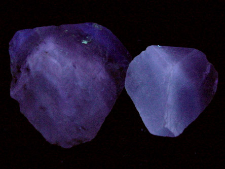 Fluorite (fluorescent) from Cave-in-Rock District, Hardin County, Illinois