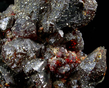 Sphalerite var. Ruby Jack with Chalcopyrite from Tri-State Lead-Zinc Mining District, near Joplin, Jasper County, Missouri