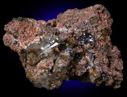 Cuprite and Cerussite from Tsumeb Mine, Otavi-Bergland District, Oshikoto, Namibia