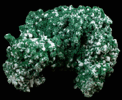 Malachite (primary) with Calcite from Tsumeb Mine, Otavi-Bergland District, Oshikoto, Namibia