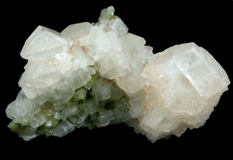 Calcite with Duftite from Tsumeb Mine, Otavi-Bergland District, Oshikoto, Namibia (Type Locality for Duftite)