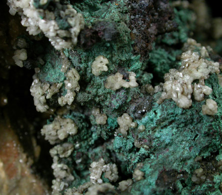 Malachite, Cerussite, Smithsonite, Cuprite, Copper from Tsumeb Mine, Otavi-Bergland District, Oshikoto, Namibia