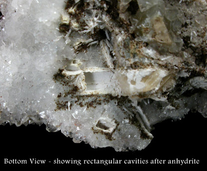 Quartz epimorph after Anhydrite from Prospect Park Quarry, Prospect Park, Passaic County, New Jersey