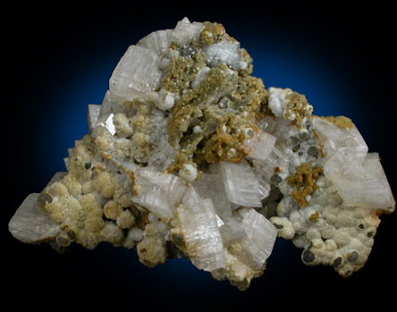 Smithsonite with Willemite from Berg Aukas Mine, 16 km ENE of Grootfontein, Otavi Mountain Land, Namibia