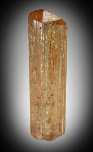 Topaz var. Imperial Topaz from Ouro Preto, Minas Gerais, Brazil