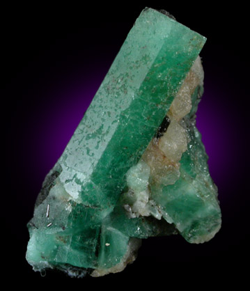 Beryl var. Emerald from Muzo Mine, Vasquez-Yacopi Mining District, Colombia