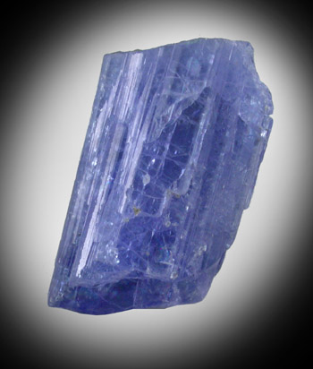 Zoisite var. Tanzanite from Merelani Hills, western slope of Lelatama Mountains, Arusha Region, Tanzania (Type Locality for Tanzanite)