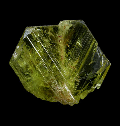 Chrysoberyl (twinned crystals) from Esprito Santo, Brazil