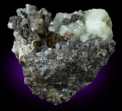 Smithsonite with Cerussite, Willemite from Tsumeb Mine, Otavi-Bergland District, Oshikoto, Namibia