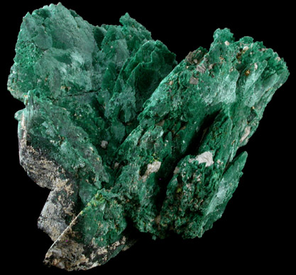 Malachite pseudomorphs after Azurite from Tsumeb Mine, Otavi-Bergland District, Oshikoto, Namibia