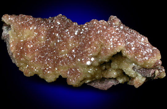 Smithsonite with Willemite from Berg Aukas Mine, 16 km ENE of Grootfontein, Otavi Mountain Land, Namibia