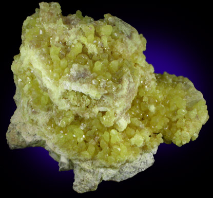 Sulfur from San Felipa, Baja California Norte, Mexico