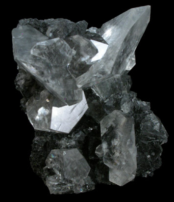 Calcite on Fluorite from Xianghualing Cassiterite Mine, 32 km north of Linwu, Hunan Province, China