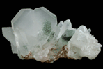 Quartz (Japan Law-twinned) from Huallapon Mine, Pasto Bueno District, Ancash Department, Peru