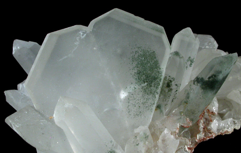 Quartz (Japan Law-twinned) from Huallapon Mine, Pasto Bueno District, Ancash Department, Peru