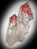 Hematite inclusions in Quartz from Brandberg Mountains, 160 km west of Omaruru, Namibia