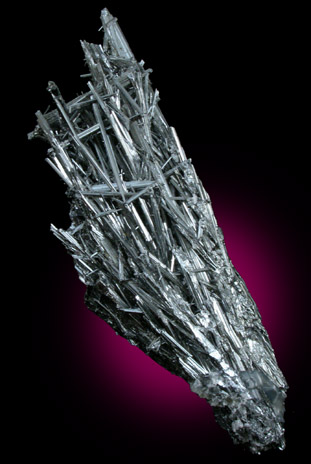 Stibnite from Baia Sprie (Felsbnya), Maramures, Romania