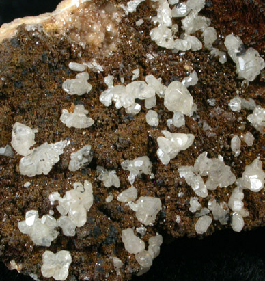Cerussite on Dolomite mold from Tsumeb Mine, Otavi-Bergland District, Oshikoto, Namibia