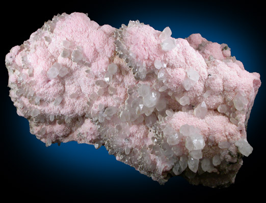 Rhodochrosite with Quartz from Uchucchacua Mine, Oyon Province, Lima Department, Peru