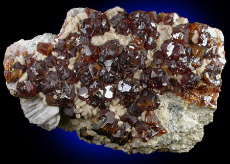 Sphalerite, Calcite, Barite from Manuelita Mine, Morococha District, Yauli Province, Peru