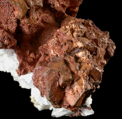 Copper on Quartz from Rio Tinto Mining District, Huelva, Spain