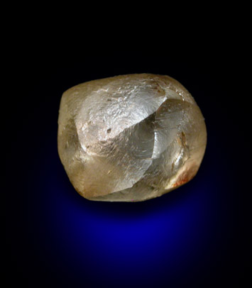 Diamond (1.12 carat dodecahedral crystal) from Kolmanskappe, Namibia