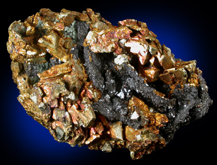 Chalcopyrite, Magnetite, Pyrite from French Creek Iron Mines, St. Peters, Chester County, Pennsylvania