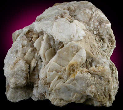 Barite with Quartz from White Lead (Barite) Mines, Hopewell, Mercer County, New Jersey