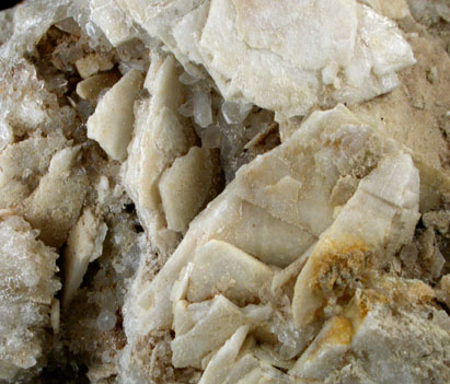 Barite with Quartz from White Lead (Barite) Mines, Hopewell, Mercer County, New Jersey