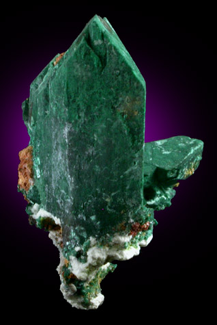 Malachite pseudomorph after Azurite from Tsumeb Mine, Otavi-Bergland District, Oshikoto, Namibia