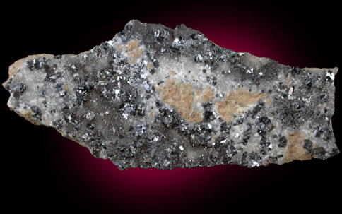Fizelyite on Galena from Chiuzbaia (formerly Kisbanya) Mine, Maramures, Romania (Type Locality for Fizelyite)