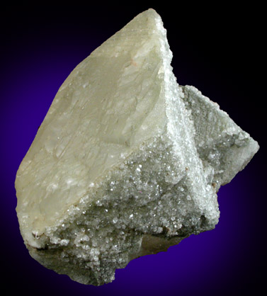 Apophyllite on Calcite from Roncari Quarry, East Granby, Connecticut