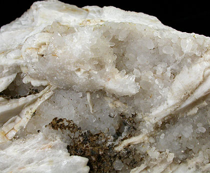 Barite with Quartz from White Lead (Barite) Mines, Hopewell, Mercer County, New Jersey