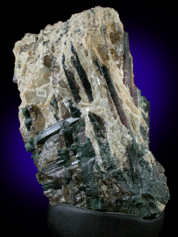 Elbaite Tourmaline from Clark's Ledge, Chesterfield, Hampshire County, Massachusetts