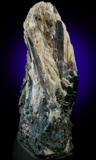 Elbaite Tourmaline from Clarke Ledge, Chesterfield, Hampshire County, Massachusetts