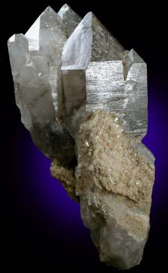Hydroxylherderite on Quartz from Waisenen Mine, Greenwood, Oxford County, Maine