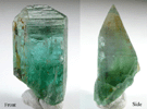 Zoisite var. Tanzanite from Merelani Hills, western slope of Lelatama Mountains, Arusha Region, Tanzania (Type Locality for Tanzanite)