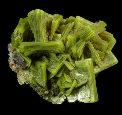 Uranocircite from Bergen, Vogtland, Sachsen, Germany (Type Locality for Uranocircite)