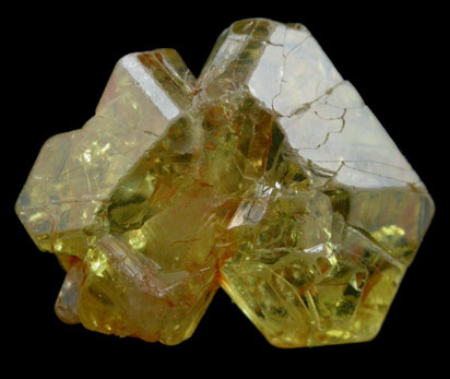 Chrysoberyl (sixling twins) from Esprito Santo, Brazil