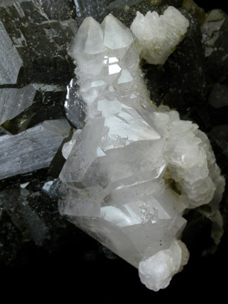Grossular Garnet, Quartz, Calcite from Central Borate Quarry, Dalnegorsk, Primorskiy Kray, Russia