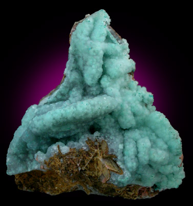 Smithsonite pseudomorphs after Barite from Kelly Mine, Magdalena District, Socorro County, New Mexico