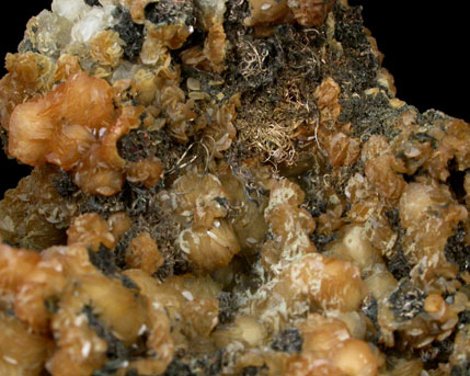 Siderite with Native Silver from Churprinz Mine, Freiberg District, Sachsen, Germany