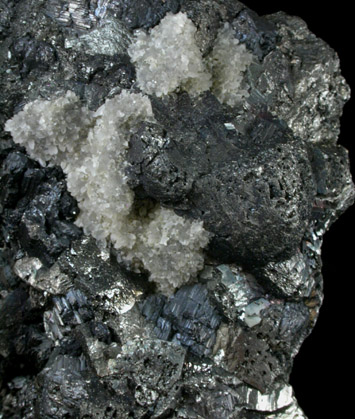 Bournonite on Tetrahedrite from Herodsfoot Mine, Liskeard, Cornwall, England (Type Locality for Tetrahedrite)