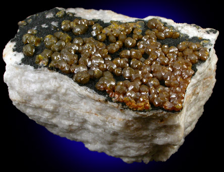 Mimetite var. Campylite with Coronadite from Caldbeck Fells, Cumberland, England
